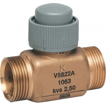 Клапан двухходовой линейный малый HONEYWELL V5832B2109, PN16, DN32, G2", Kvs 16, 6.5мм, 2…130 °C Клапан двухходовой линейный малый HONEYWELL V5832B2109, PN16, DN32, G2", Kvs 16, 6.5мм, 2…130 °C