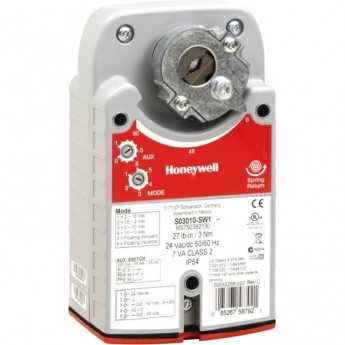 Привод заслонки S03010-SW1 HONEYWELL